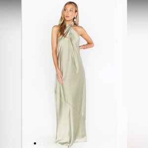 Show me your mumu Jasmine Halter Maxi Dress